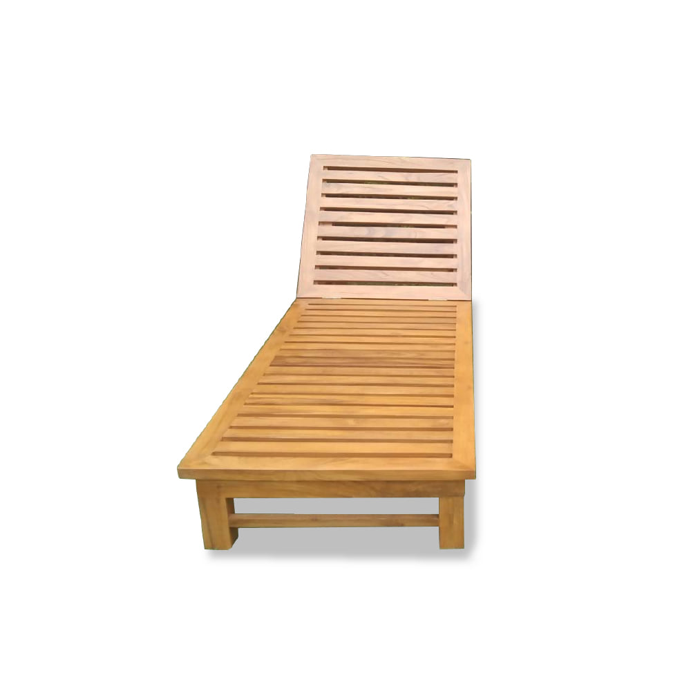 เตียงริมสระไม้สัก PAREENA DECOR รุ่น TEAK WOOD WSL-001 สีสักธรรมชาติ_1
